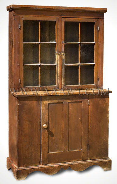 Cupboard, Step Back
Pennsylvania
19th Century, entire view